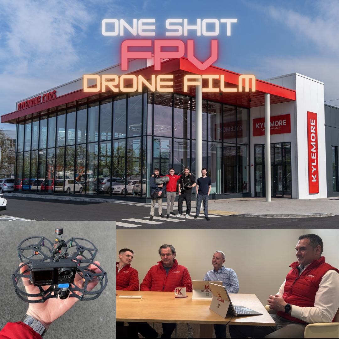 One Shot FPV Drone Film in Kylemore Cars