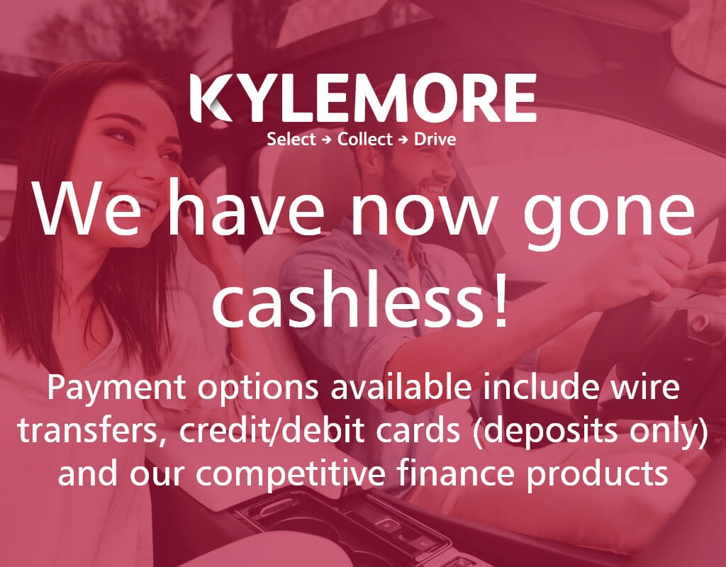 Kylemore Cars is now cashless